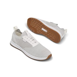 TRUE Linkswear Men’s All Day Knit II Golf Shoe – Lightweight, Breathable, Water-Resistant Golf Sneaker for Walking Comfort (Bone White, Size 7)