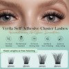 Lash Cluster, 150pcs Eyelashes Clusters,Easy to Apply -Lushy Kit