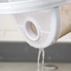 Rice Washer Strainer Bowl with Top Drainer, Microporous Small Colander