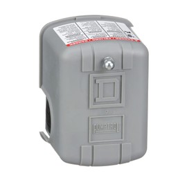 Telemecanique Sensors 9013FSG2J24 Air-Pump Pressure Switch, NEMA 1, 40-60 psi Pressure Setting, 20-65 psi Cut-Out, 15-30 psi Adjustable Differential