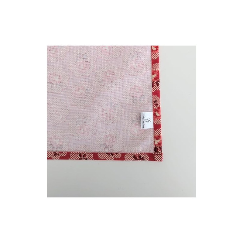 Tea Towel in Cath Kidston Freston Rose Red Handmade in