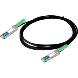 UD_AddOn Arista Networks CAB-Q-Q-0.5M Compatible TAA Compliant 40GBase-CU QSFP+ to QSFP+ Direct Attach Cable (Passive Twinax, 0.
