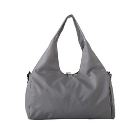 Phlexio Large Gym Bag with Yoga Mat Buckle,Travel Duffle Bag，Waterproof Weekender Bag, Carry On Tote Bags for Women Grey