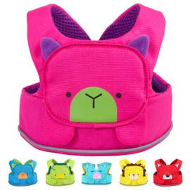 Trunki ToddlePak - Fuss Free Baby Walking Reins and Toddler Safety Harness – Betsy Bear (Pink)