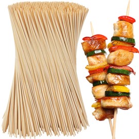 Suclain 1000 Pcs Marshmallow Roasting Sticks 12" Long 5mm Thick, Smores Sticks Bamboo Skewers BBQ Kabob Grilling Barbecue Roasting Camping for Outdoor Fire Pits Campfires