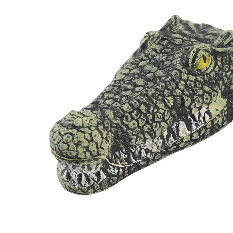 Fake Alligator Pool Float, 3 Segment Simulated Floating Crocodile Sculpture,