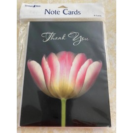 Unbranded Thank You Note Cards Tulips by Leanin Tree 8 per pack