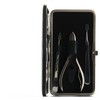 ERBE Solingen Manicure Arms Case 7 Piece Set Bamboo 9088 (Black Color)