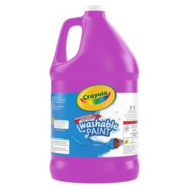 Crayola Washable Paint For Kids, Violet 1 Gallon, Kids Arts And Crafts Supplies, Non Toxic, Bulk