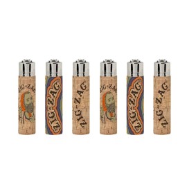 Clipper - Classic Large Reusable Lighter 38 Pack - Zig Zag Cork