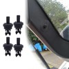 ANBOO 4 Black Plastic Car Clips for Renault Clio/Megane Tablet