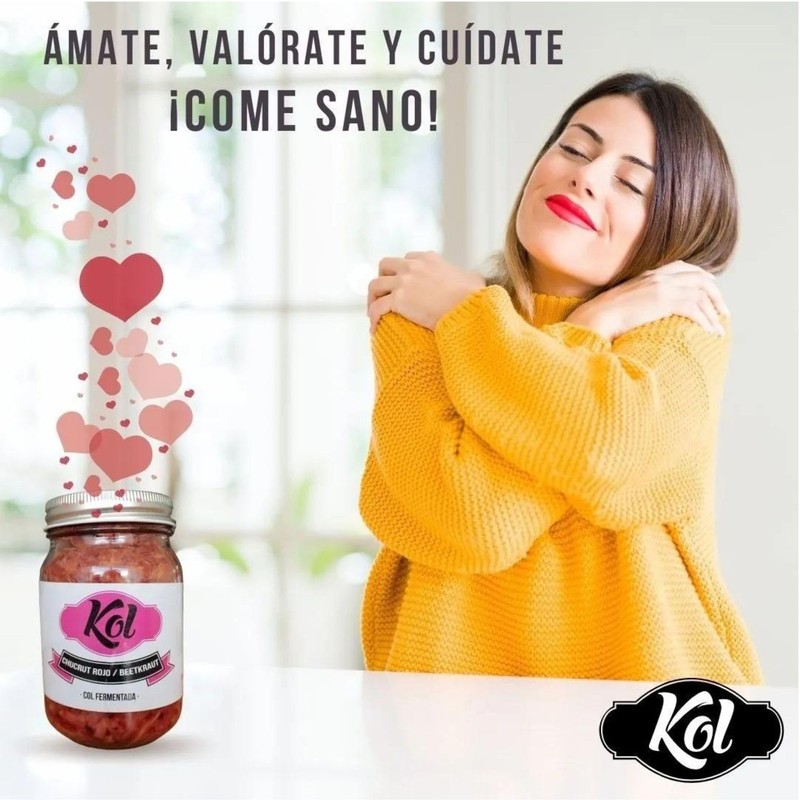 Chucrut Rojo Beetkraut Col Fermentada 415g Kol