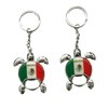 3QUZ 12 Pack Mexican Keychain Souvenirs Metal Keychain Ring Bundle