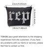 TOBGBE Gift for Singer Concert Cosmetic Bag Album Music Zipper