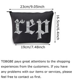TOBGBE Gift for Singer Concert Cosmetic Bag Album Music Zipper Pouch Singer Album Merchandise Singer Version Merch (SW Bag CA)