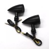 KEEPDSGN Motorcycle Black Bullet LED Brake Blinker Turn Signal Tail