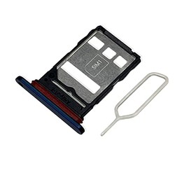 Eonpam Original DUAL SIM Card Slot Tray Holder Replacement for (Honor Magic4 Lite) Incl SIM Pin (Blue)