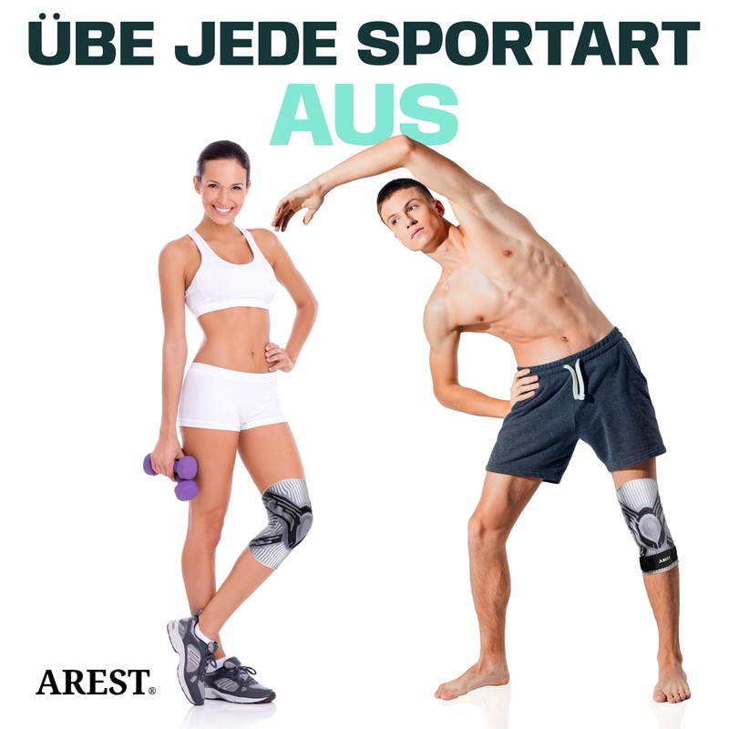 AREST Knee Support with Compression Band for Men and Women