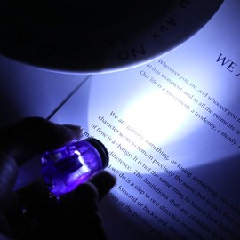 JZK 10 x Mini torch keyring for kids party bag fillers, small LED flashlight keychain for party favours gift, lightweight handy torch key ring, keyhole light lamp, camping emergency tool