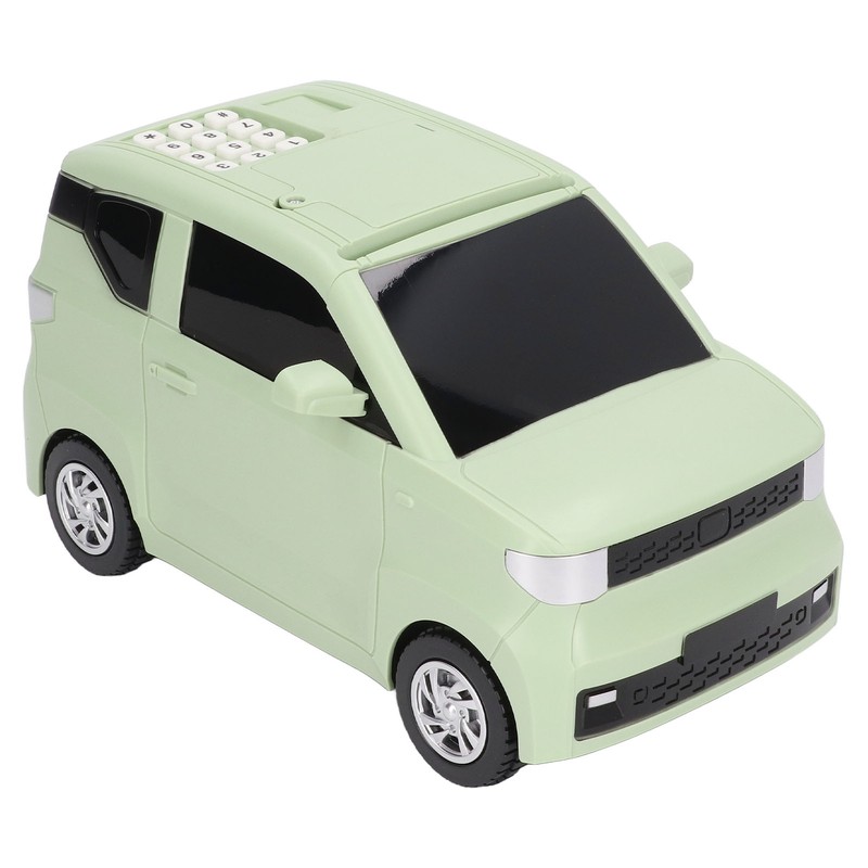 Electronic Car Money Bank Simulation Model Car Automatic Rolling Fingerprint