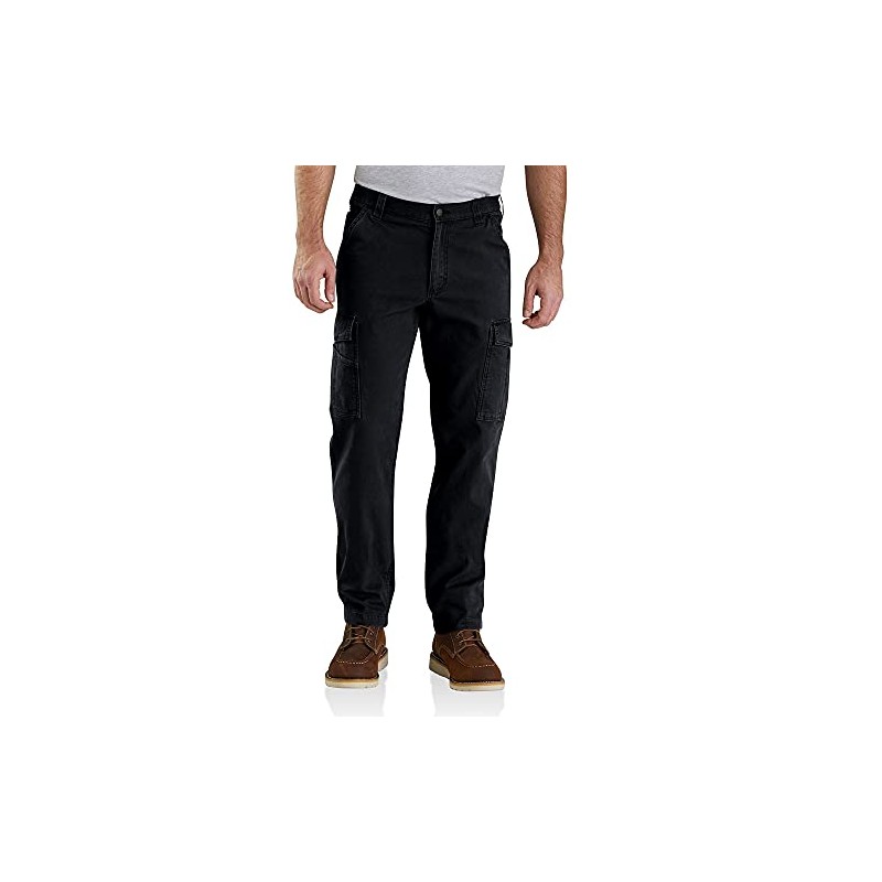 Carhartt Men's Relaxed Straight Rigby Cargo Pant, Black, W34 x