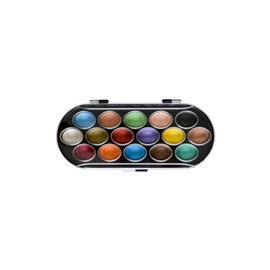 Yasutomo Niji Pearlescent Watercolor Set 16 Colors