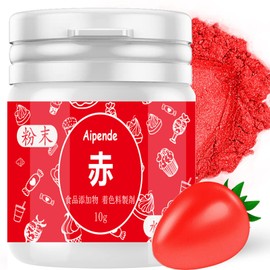 Edible Pigment, Food Coloring, Water Based Powder Coloring Food Easter Egg Dye, Tasteless Baking, Icing, Decorative, Fondant, Red DIY Craft (Red)