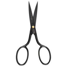 NTS-Solingen Black Edition Dressmaking Scissors Fabric Scissors Sewing Scissors Made of Carbon Steel Black Burnished Super Sharp Made in Solingen 15 cm = 6 Inches
