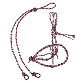 M-Royal Saddles Charros Original Bosal/Rienda Set Bosillo Burgundy