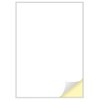 Creavvee 1 Label per Sheet, 25 A4 Sheets, Printable White