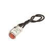 Round Indicator Light with Non Replacable Lamps, Press Fit, 0.5"