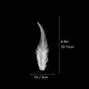 100pcs Feathers for Crafts, 5-7Inch Rooster Saddle Hackle Feathers Pheasant