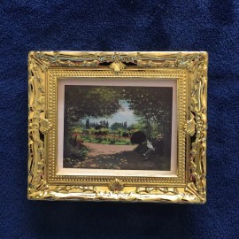 Unbranded AirAds Dollhouse 1:12 miniature wall decor framed painting replica #21