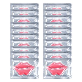 20pcs Lip Masks, Pink Gel Collagen Lip Mask, Hydrating, Moisturizing And Nourishing, Used to Fade Lip Lines, Anti-Wrinkle, Remove Dead Skin, Firm and Moisturize Lips