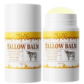 BAISEN DIARY Bálsamo en barra – Barra de humedad multiusos para cara y cuerpo, bálsamo de miel y bálsamo de miel para piel seca, labios y cutículas, calmante e hidratante, hidratante de ternera