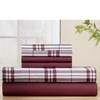 Stoneberry Home Plaid Microfiber 2-pk. Sheet Set