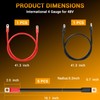 CLUBRALLY Golf Cart Heavy Duty Battery Cable 7 PCS Set