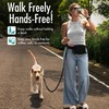 Hands Free Dog Leash with Belt Bag (Black)