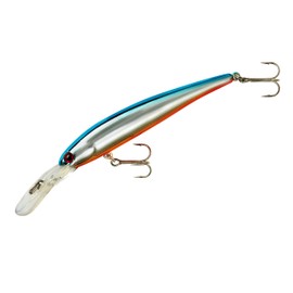 Band-It B-Shad Multi-Species Minnow Jerkbait Fishing Lure, Fishing Accessories, 3.5", 1/3 oz, Chrome Blue Back, (BDTB-SHAD32)
