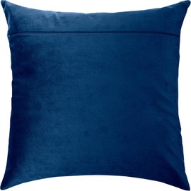 Brvsk Ultramarine. Velvet Backing for DIY Throw Pillows, 40×40 cm, with Zipper