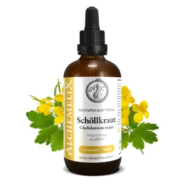 Celandine Aromatherapy Tincture 100 ml | Chelidonium Majus Drops (1:4 Extract) | Premium Quality from Austria | Vegan Dietary Supplement | Yellow Scollwort, Wartwort, Galloa