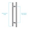 TOGU TG-6012 900mm /36 inch SUS 304 Stainless Steel Door