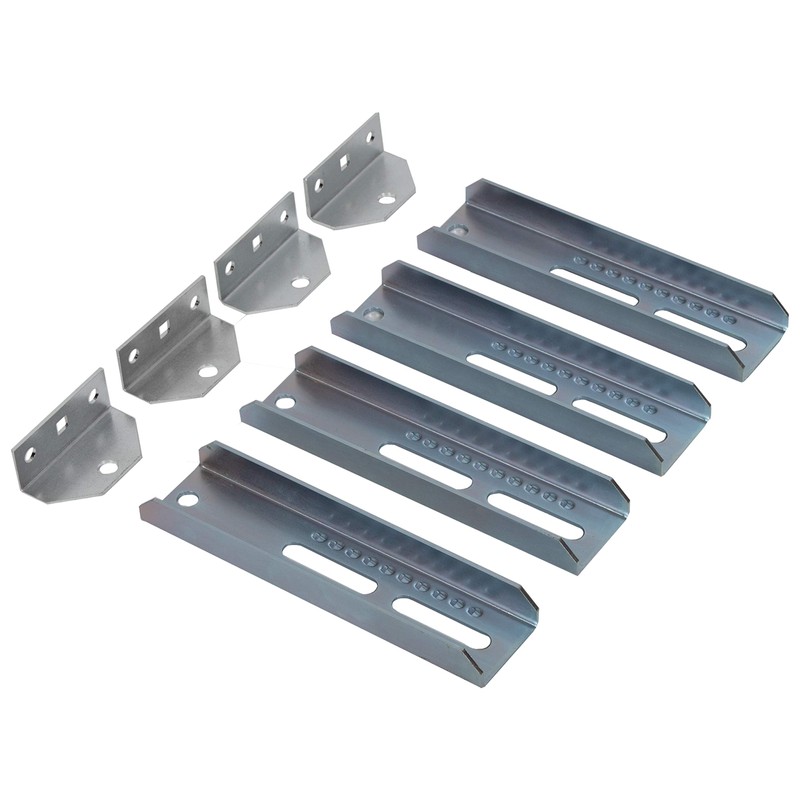 KUAFU 10'' Galvanized Swivel Brackets w/Top Bunk Bolster for Boat