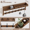 AMBIRD Coat Rack Wall Mount, 35 inch Large Wall Hooks