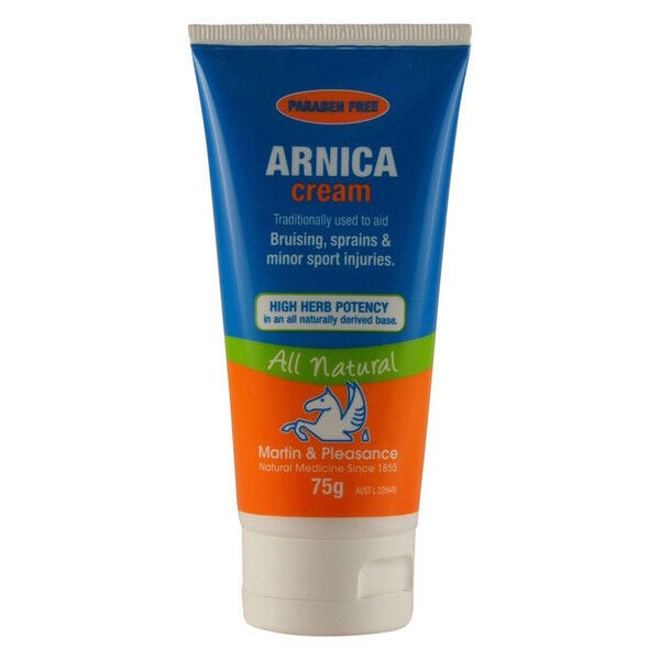 3 x 75g MARTIN & PLEASANCE All Natural Arnica Herbal Cream tube