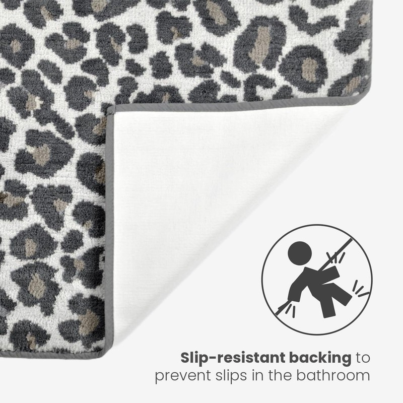 Allure Leopard Bath Sheet, 100% Cotton, Luxury Jacquard Print, Soft