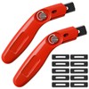 2 Pcs Carpet Cutters, Heavy Duty Utility Knives with Blades,