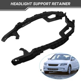 ZXMT For Honda Accord Sedan 2008-2012 Pair Headlight Retainers Mounting Brackets Set