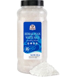 52USA Himalayan White Salt Coarse, Sea Salt for Grinder Refill, 39 oz (2.4 Pound), Non-GMO & Pure Nature Himalayan Salts, Coarse Salts Perfect for Cooking, BBQ, Baking, Kosher Salt