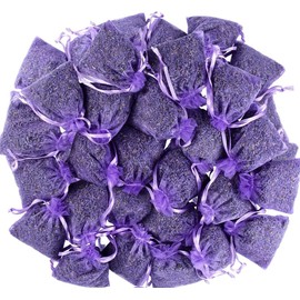 Oruwvwuro Lavender Sachets (25 Pack) -French Lavender Sachets Closets Fresh Scents, Set...